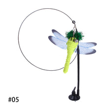 Load image into Gallery viewer, Cat Simulation Bird Interactive Toys Funny Feather Bird with Bell Cat Stick Toy for Kitten Playing Teaser Wand Toy Cat Supplies