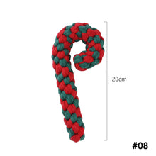 Load image into Gallery viewer, Dog Puppy Double Knot Chew Rope Knot Toys Chirstmas Pet Clean Teeth Durable Braided Bone Rope Pet Molar Toy Pet Supplies