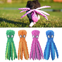 Load image into Gallery viewer, Pet Plush Toy Dog Voice Octopus Shell Puzzle Toy Interactive Dog Teeth Clean Chew Toy Pet Supplies For Small Meduim Large Dog