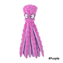 Load image into Gallery viewer, Pet Plush Toy Dog Voice Octopus Shell Puzzle Toy Interactive Dog Teeth Clean Chew Toy Pet Supplies For Small Meduim Large Dog