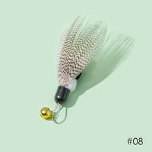Load image into Gallery viewer, Cat Toy Stick Insect Feather Replacement Head Little Flying Handmade Kitten With Bell Interactive Teaser Pet Supplies