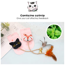 Load image into Gallery viewer, Pet Chew Toy Teeth Grinding Toys Funny Interactive Plush Cat Toy Pet Kitten Chewing Toy Bite Filled Cartoon Dolls For kitten