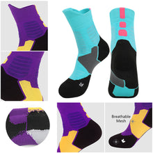 Load image into Gallery viewer, Adult Professional Anti Slip Basketball Socks Elite Non-slip Soccer High Socks Tennis Sport Socks Grip Cycling Riding Socks 39-44