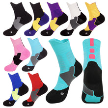 Load image into Gallery viewer, Kids Professional Anti Slip Basketball Socks Elite Non-slip Soccer High Socks Tennis Sport Socks Grip Cycling Riding Socks 34-38