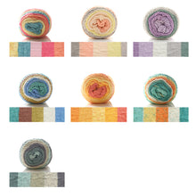 Load image into Gallery viewer, 100g/roll 193m Rainbow Segment Dyed 5arn 5 Strand Wool DIY Handmade Knitted Baby Sweater Hat Scarf Yarn Crochet Yarn