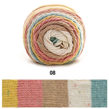 Load image into Gallery viewer, 100g/roll 193m Rainbow Segment Dyed 5arn 5 Strand Wool DIY Handmade Knitted Baby Sweater Hat Scarf Yarn Crochet Yarn