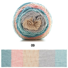 Load image into Gallery viewer, 100g/roll 193m Rainbow Segment Dyed 5arn 5 Strand Wool DIY Handmade Knitted Baby Sweater Hat Scarf Yarn Crochet Yarn