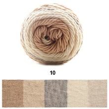 Load image into Gallery viewer, 100g/roll 193m Rainbow Segment Dyed 5arn 5 Strand Wool DIY Handmade Knitted Baby Sweater Hat Scarf Yarn Crochet Yarn