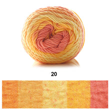 Load image into Gallery viewer, 100g/roll 193m Rainbow Segment Dyed 5arn 5 Strand Wool DIY Handmade Knitted Baby Sweater Hat Scarf Yarn Crochet Yarn