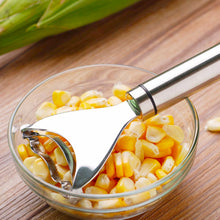 Load image into Gallery viewer, Stainless Steel Corn Kernel Stripper Corns Threshing Device Easy Peeling Corn Kerneler Peeler Kitchen Fruit Vegetable Tools