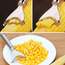 Load image into Gallery viewer, Stainless Steel Corn Kernel Stripper Corns Threshing Device Easy Peeling Corn Kerneler Peeler Kitchen Fruit Vegetable Tools