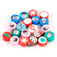 Load image into Gallery viewer, 20pcs Animal Fruit Flower Polymer Clay Beads Kids Jewelry DIY Making Bracelet Necklace Spaced Accessories