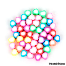 Load image into Gallery viewer, 50pcs Animal Fruit Flower Polymer Clay Beads Kids Jewelry DIY Making Bracelet Necklace Spaced Accessories