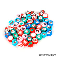 Load image into Gallery viewer, 50pcs Animal Fruit Flower Polymer Clay Beads Kids Jewelry DIY Making Bracelet Necklace Spaced Accessories