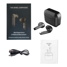 Load image into Gallery viewer, K6 True Wireless TWS Bluetooth Headphones Mini Bass Sports Business Headphones Half In-Ear