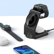 Load image into Gallery viewer, Wireless Charging Three-in-one Fast Charging 15w Suitable For Watch Headset Mobile Phone Digital Magnetic Wireless Charger