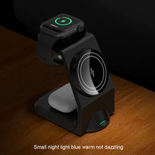 Load image into Gallery viewer, Wireless Charging Three-in-one Fast Charging 15w Suitable For Watch Headset Mobile Phone Digital Magnetic Wireless Charger