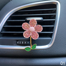 Load image into Gallery viewer, Car Accessories Flower Air Vent Clip Aroma Difuser Flavor Auto Freshener Ornaments Decor Interior For Girls Gifts