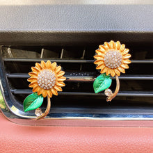 Load image into Gallery viewer, Car Sunflower Decoration Air Freshener In Auto Outlet Perfume Clip Fragrances Diffuser Bling Interior Accessories