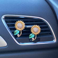 Load image into Gallery viewer, Car Sunflower Decoration Air Freshener In Auto Outlet Perfume Clip Fragrances Diffuser Bling Interior Accessories