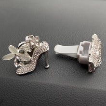 Load image into Gallery viewer, Car Freshener Perfume Diffuser Air Outlet Clip for Girls Rhinestone Bag Diamond Crown Crystal High Heels Accessories Birthday Gift