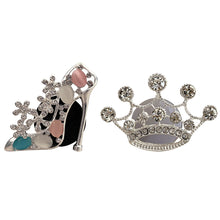Load image into Gallery viewer, 2Pcs Car Freshener Perfume Diffuser Air Outlet Clip for Girls Rhinestone Bag Diamond Crown Crystal High Heels Accessories Birthday Gift