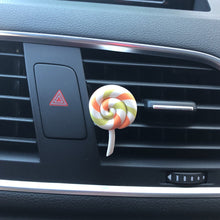Load image into Gallery viewer, Car Perfume Air Freshener Resin Plastic Colorful Lollipop Model Simulation Rainbow Lollipop Car Interior Accessories