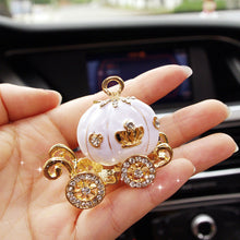 Load image into Gallery viewer, Car Styling Air Freshener Perfume Diamond Flower Deer Crown Cross For Car Air Condition Vent Accrssories