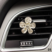 Load image into Gallery viewer, Car Styling Air Freshener Perfume Diamond Flower Deer Crown Cross For Car Air Condition Vent Accrssories
