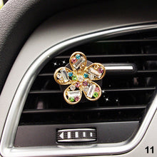 Load image into Gallery viewer, Car Styling Air Freshener Perfume Diamond Flower Deer Crown Cross For Car Air Condition Vent Accrssories