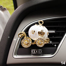 Load image into Gallery viewer, Car Styling Air Freshener Perfume Diamond Flower Deer Crown Cross For Car Air Condition Vent Accrssories