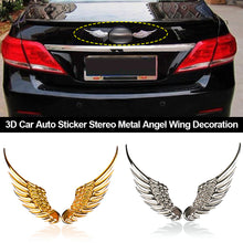Load image into Gallery viewer, 2Pcs/Set 3D Car Auto Sticker Stereo Metal Angel Wing Decoration with Decals Emblem Chrome Big Wings Sticker