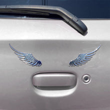 Load image into Gallery viewer, 2Pcs/Set 3D Car Auto Sticker Stereo Metal Angel Wing Decoration with Decals Emblem Chrome Big Wings Sticker