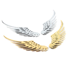 Load image into Gallery viewer, 2Pcs/Set 3D Car Auto Sticker Stereo Metal Angel Wing Decoration with Decals Emblem Chrome Big Wings Sticker