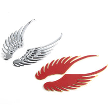 Load image into Gallery viewer, 2Pcs/Set 3D Car Auto Sticker Stereo Metal Angel Wing Decoration with Decals Emblem Chrome Big Wings Sticker