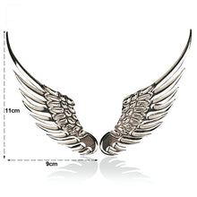 Load image into Gallery viewer, 2Pcs/Set 3D Car Auto Sticker Stereo Metal Angel Wing Decoration with Decals Emblem Chrome Big Wings Sticker