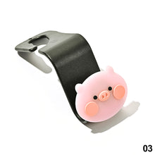 Load image into Gallery viewer, Cartoon Car Hook Rear Seat Back Hanging Hook Automobile Interior Storage Holder Hooks Cute Fruit Animal