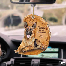 Load image into Gallery viewer, Car Hanging Pendant Decorative Acrylic Dog Shape Hanging Widget Key Backpack Cute Pendant Decoration Accessories