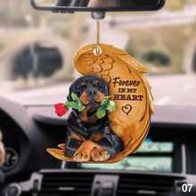 Load image into Gallery viewer, Car Hanging Pendant Decorative Acrylic Dog Shape Hanging Widget Key Backpack Cute Pendant Decoration Accessories