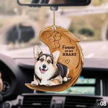 Load image into Gallery viewer, Car Hanging Pendant Decorative Acrylic Dog Shape Hanging Widget Key Backpack Cute Pendant Decoration Accessories