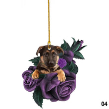 Load image into Gallery viewer, Car Rearview Mirror Puppy Dog Pendant Decoration Hanging Ornament Keychain Pendant