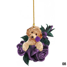 Load image into Gallery viewer, Car Rearview Mirror Puppy Dog Pendant Decoration Hanging Ornament Keychain Pendant