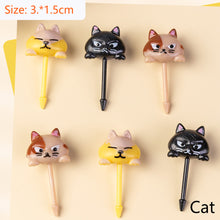 Load image into Gallery viewer, 6pcs/set Cute Car Koala Cat Fruit Fork Kids Snack Dessert Decoration Forks Toothpick Lunch Salad Decoration Accessories Cake Picks
