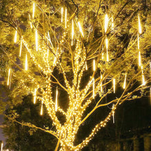 Load image into Gallery viewer, 8 Tubes Meteor Shower Rain Light String Christmas Tree Decoration Street Light Outdoor Garden Fairy Lights