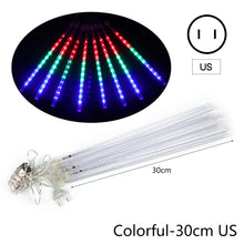 Load image into Gallery viewer, 8 Tubes Meteor Shower Rain Light String Christmas Tree Decoration Street Light Outdoor Garden Fairy Lights