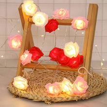 Load image into Gallery viewer, Christmas Valentine's Day Rose LED Light String Holiday Fairy Lights Garland for Party Wedding Bedroom Decoration