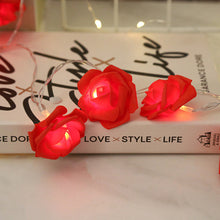 Load image into Gallery viewer, Christmas Valentine's Day Rose LED Light String Holiday Fairy Lights Garland for Party Wedding Bedroom Decoration