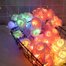 Load image into Gallery viewer, Christmas Valentine's Day Rose LED Light String Holiday Fairy Lights Garland for Party Wedding Bedroom Decoration
