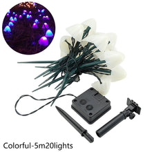 Load image into Gallery viewer, Outdoor Mushroom LED Garland Solar Fairy Lights Christmas Garden Lawn Lamps Landscape Patio Street Decoration Lights