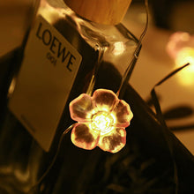 Load image into Gallery viewer, Pink Cherry Blossom String Lights Christmas Holiday Decoration Led Light Garland Sakura Hanging Light String